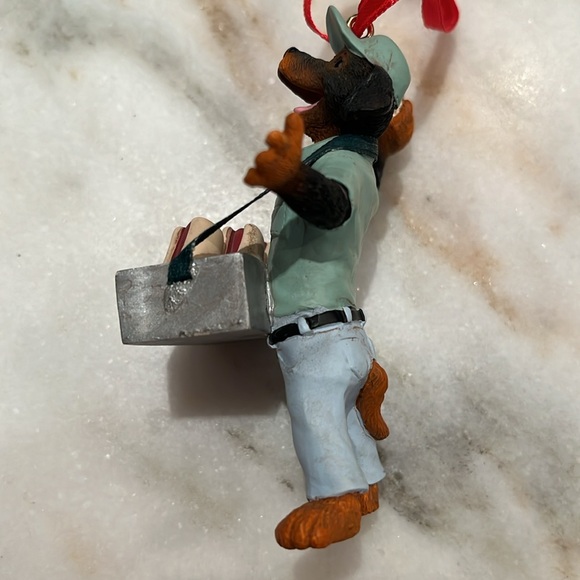 Vintage Dog Selling Hot Dogs Ornament - Picture 6 of 9
